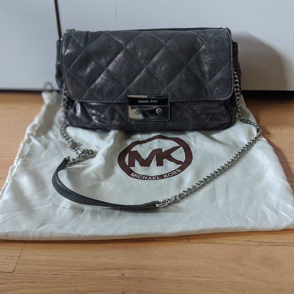 Michael Kors small Sloan quilted cross body bag